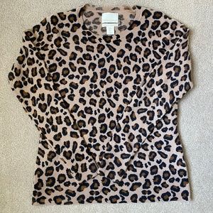 Animal print sweater